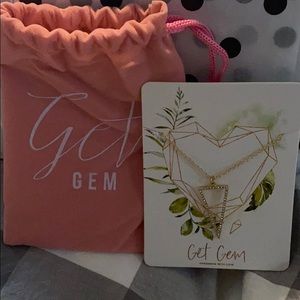 Get Gem Pave Necklace NWT